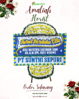 Papan Bunga Duka di Sei Menggaris