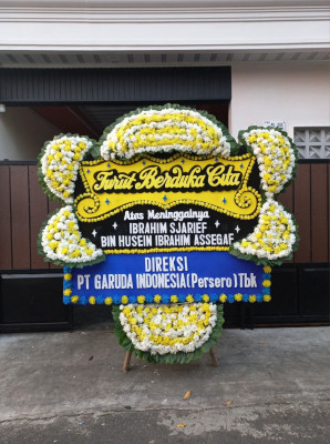 Papan Bunga Duka di Sei Menggaris