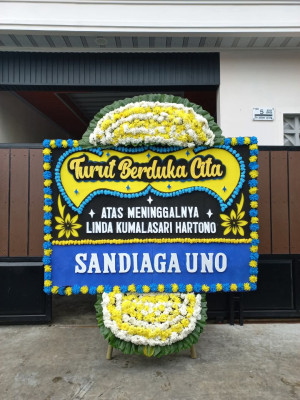 Papan Bunga Duka di Sei Menggaris
