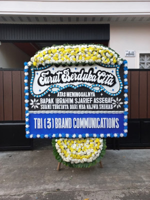 Papan Bunga Duka di Sei Menggaris